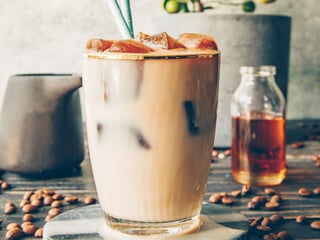 herrliches mandel affogato