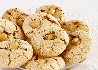 kaffe haselnuss makronen