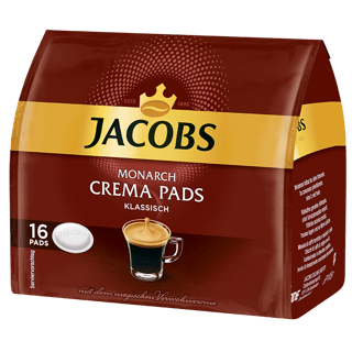 JACOBS MONARCH CREMA PADS